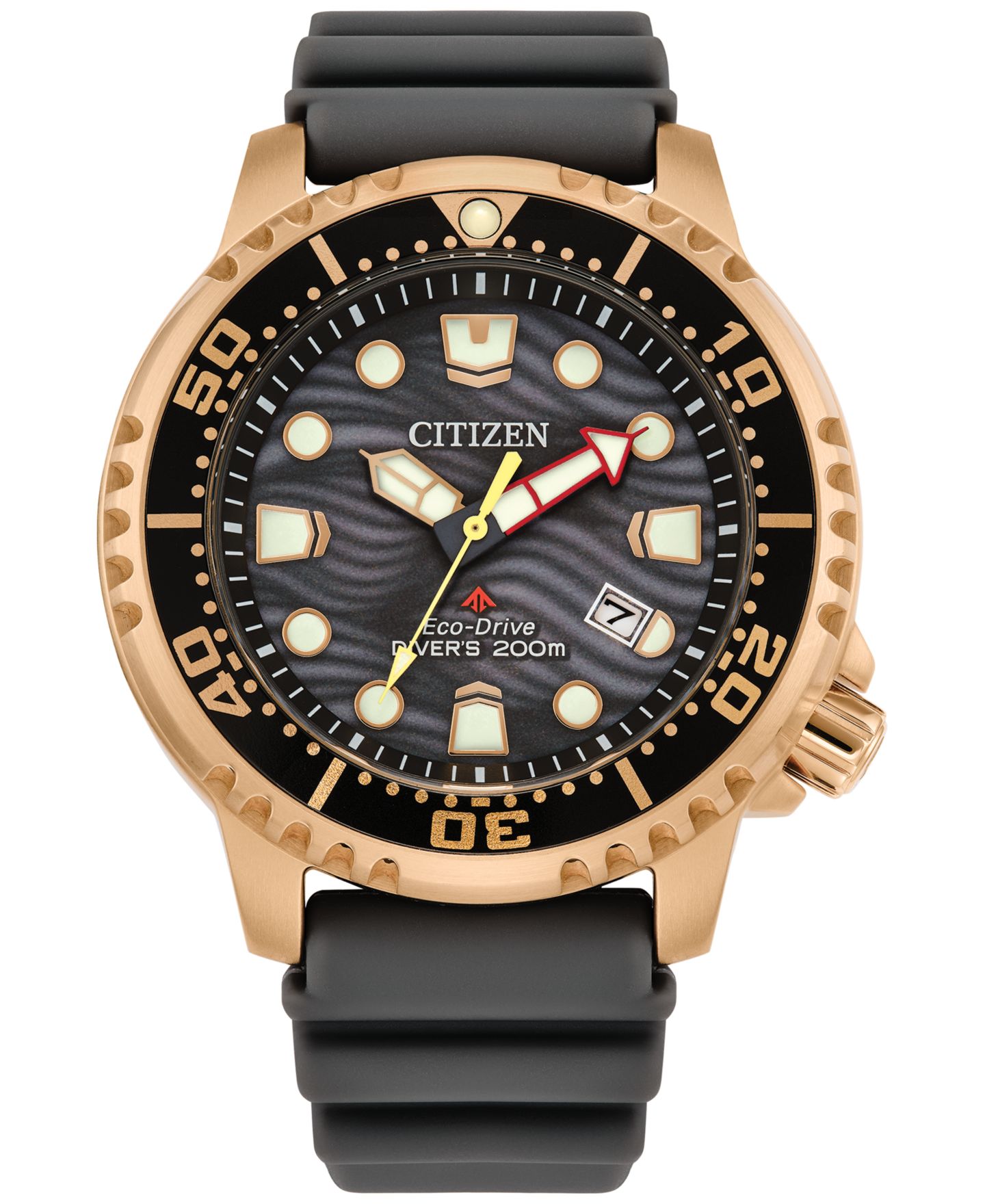 Мужские часы Citizen Eco-Drive Promaster Gray Strap Watch 44mm — фото 1