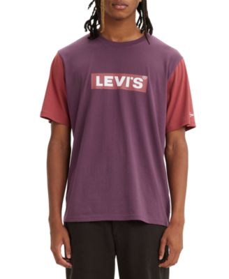 Levi's - Men's Relaxed-Fit Logo Colorblock T-Shirt