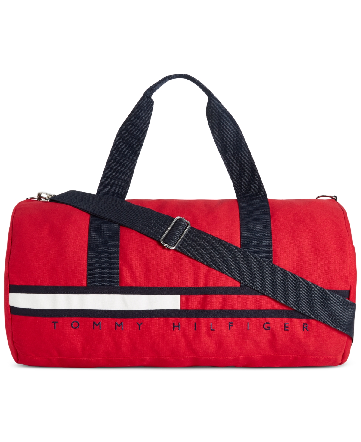 Tommy Hilfiger Men's Gino Harbor Point Duffel Bag In Apple Red