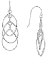 Giani Bernini Multi-Teardrop Drop Earrings in Sterling Silver, Created for Macy's - Silver