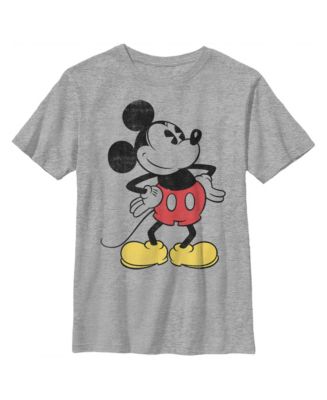 Disney Boy's Mickey & Friends Classic Mickey Distressed Child T-Shirt ...