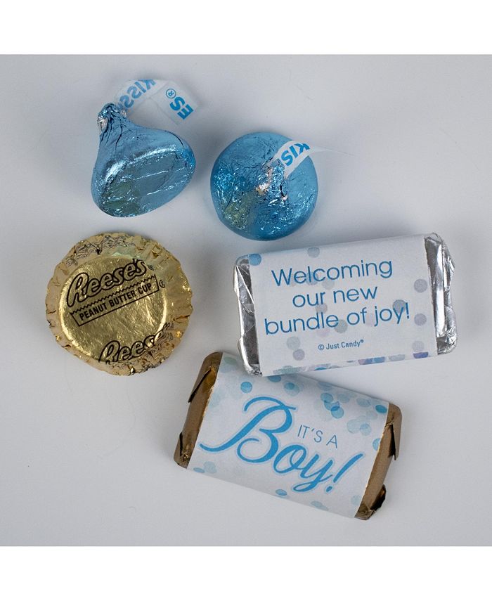 Just Candy 120 pcs It's a Boy Baby Shower Candy Party Favor Hershey's