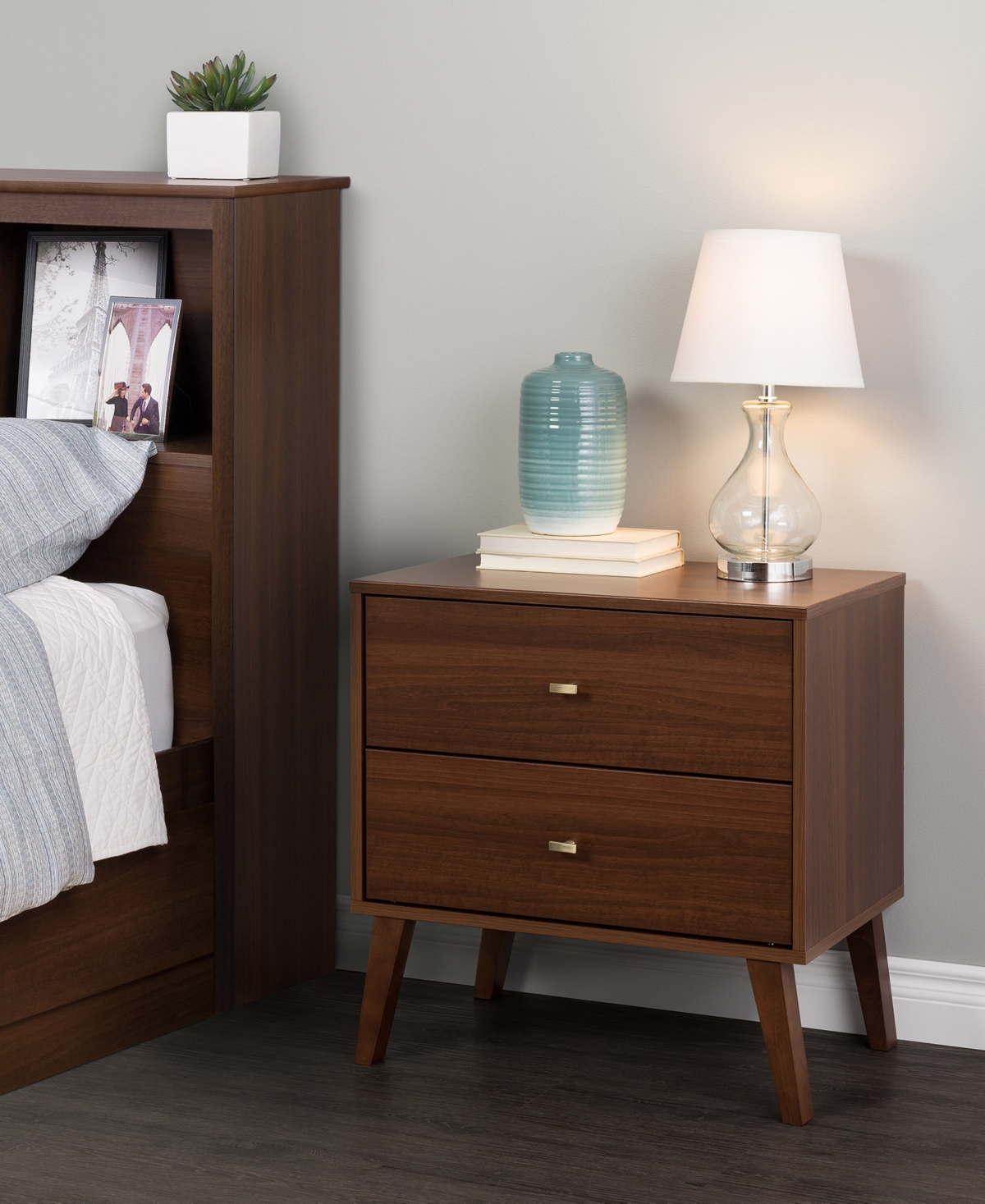 Prepac Milo 2-Drawer Nightstand