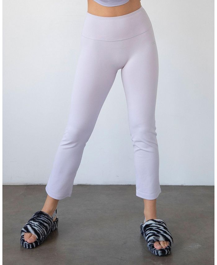 $40 Reebok Women's Blue Logo High Waist Stretch Legging Pants Size Large