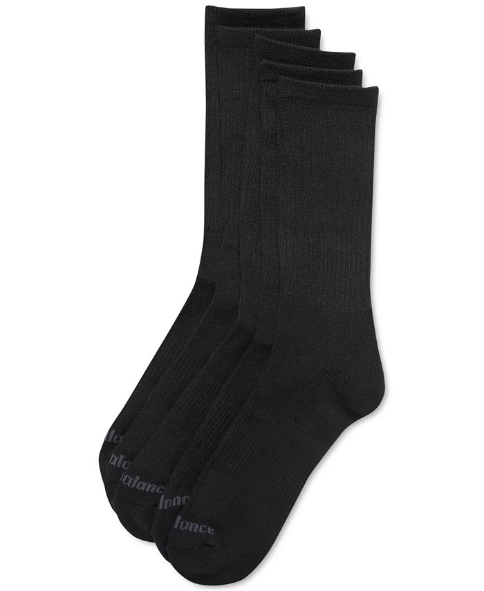 New Balance Men's 5-Pk. Athletic Crew Socks - Macy's