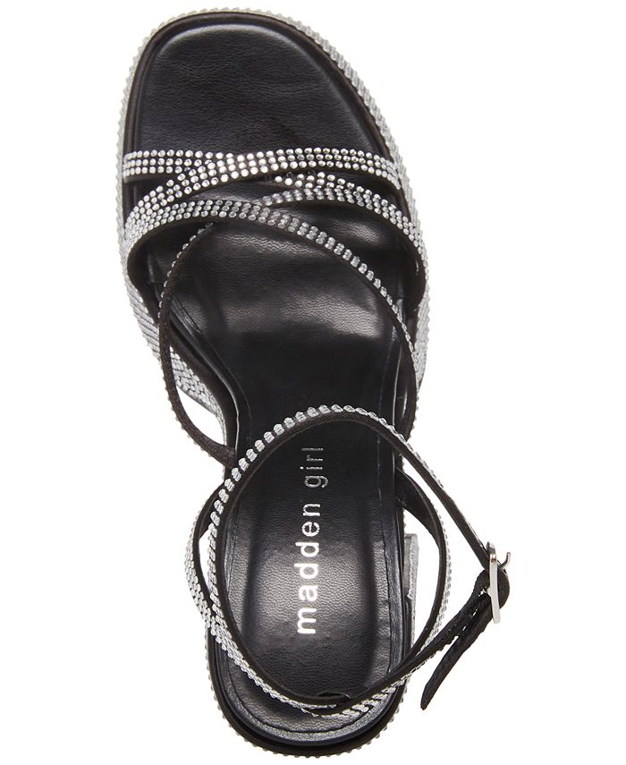 Madden Girl Aces Rhinestone Strappy Platform Dress Sandals & Reviews