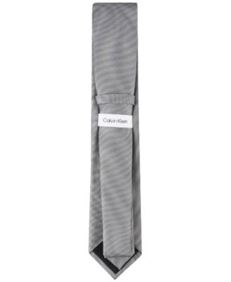 Men's Silver-Spun Solid Tie