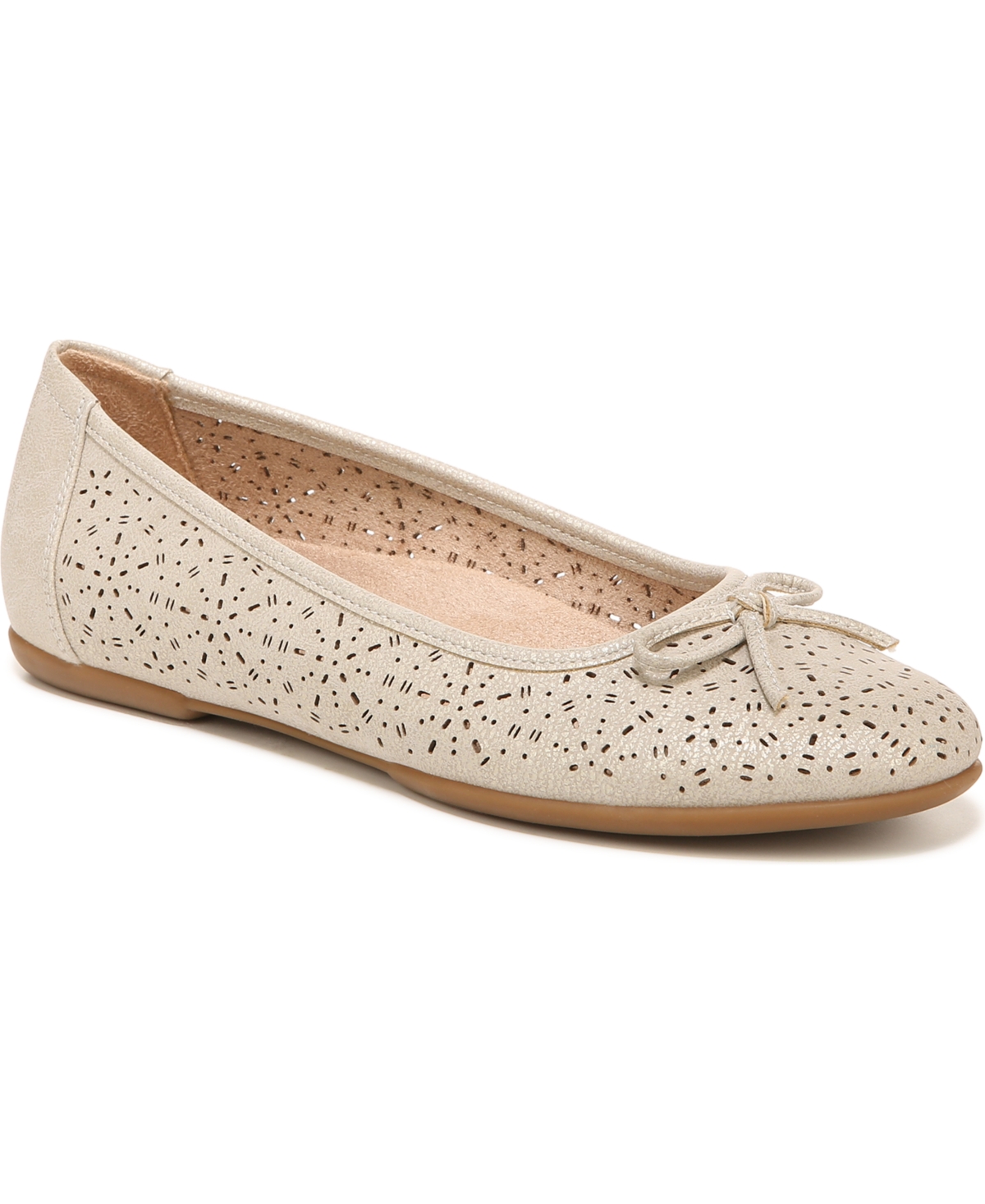 Soul Naturalizer Magical Flats In Porcelain Smooth Faux Leather