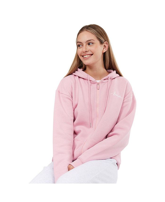 Bench DNA Womens Jayla Zip Hoodie in Pink Macy's