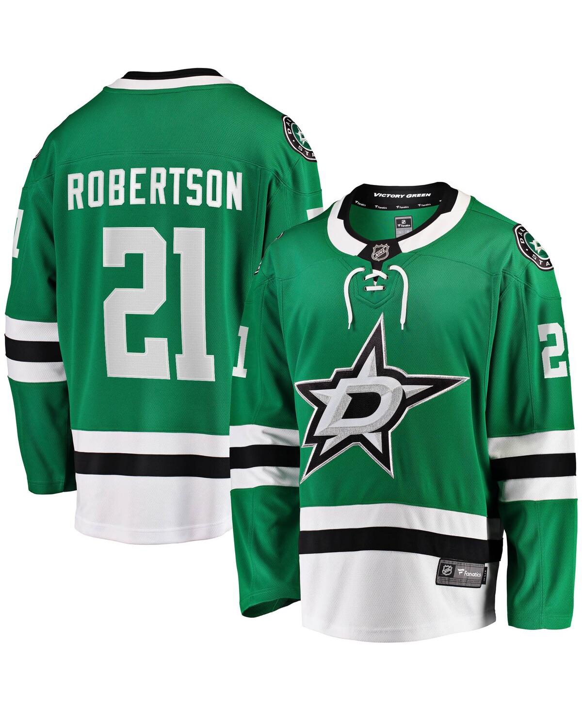 Men's Fanatics Jason RobertsonDallas Stars 2017/18 Home Breakaway Replica Jersey - Kelly Green