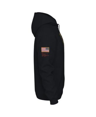 Men's Black Virginia Cavaliers Veterans Camo Pullover Hoodie