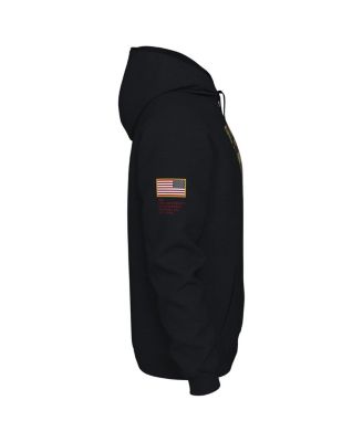 Men's Black Arizona Wildcats Veterans Camo Pullover Hoodie