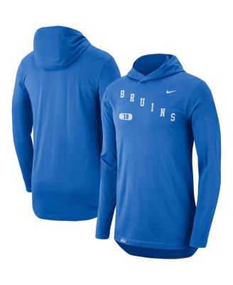 Men's Blue UCLA Bruins Team Performance Long Sleeve Hoodie T-shirt