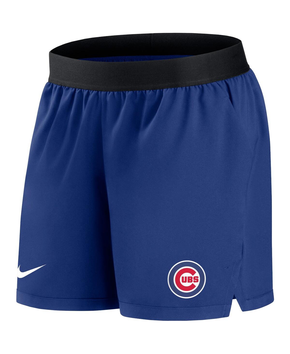 Nike Women's  Royal Chicago Cubs Authentic Collection Flex Vent Max Performance Shorts In Royal