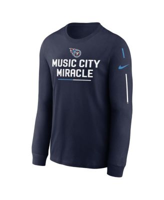 Men's Navy Tennessee Titans Team Slogan Long Sleeve T-shirt
