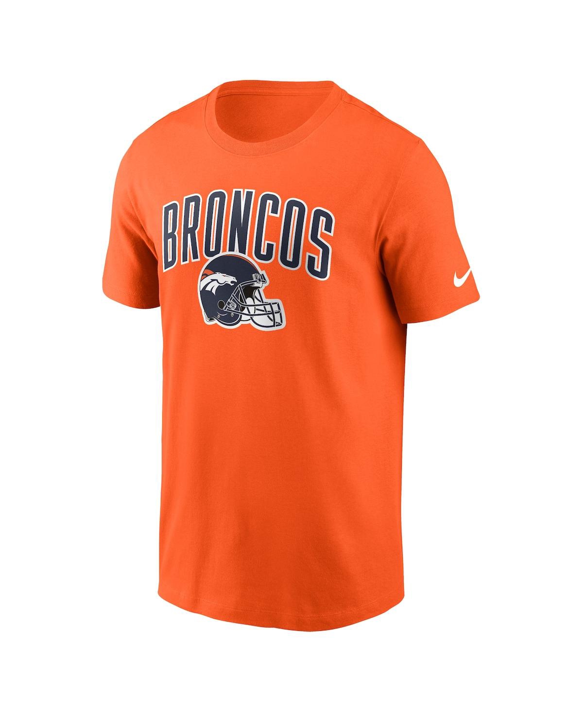 Shop Nike Men's  Orange Denver Broncos Team Athletic T-shirt