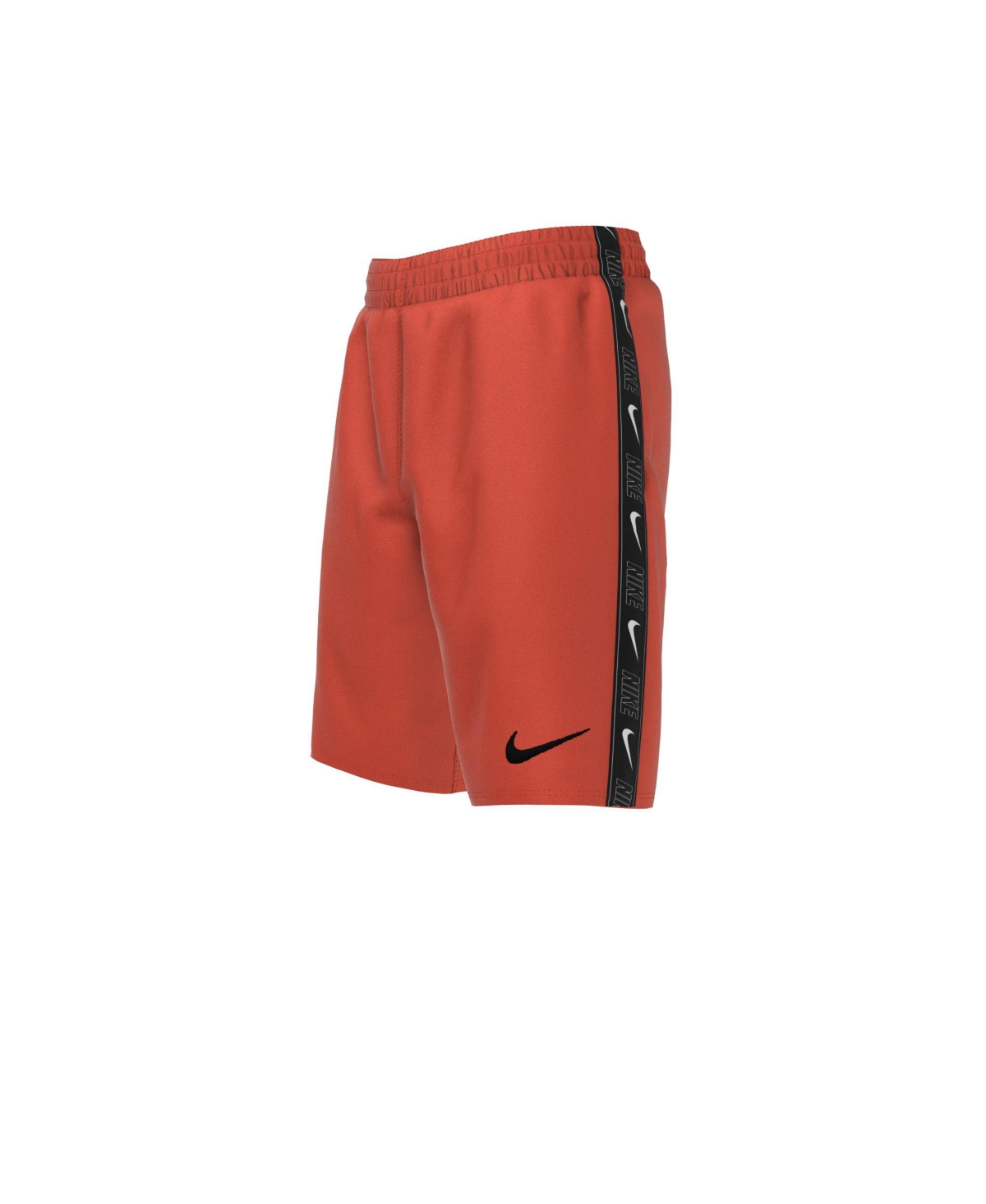 NIKE BIG BOYS LOGO TAPE LAP 7" VOLLEY SWIM SHORTS 