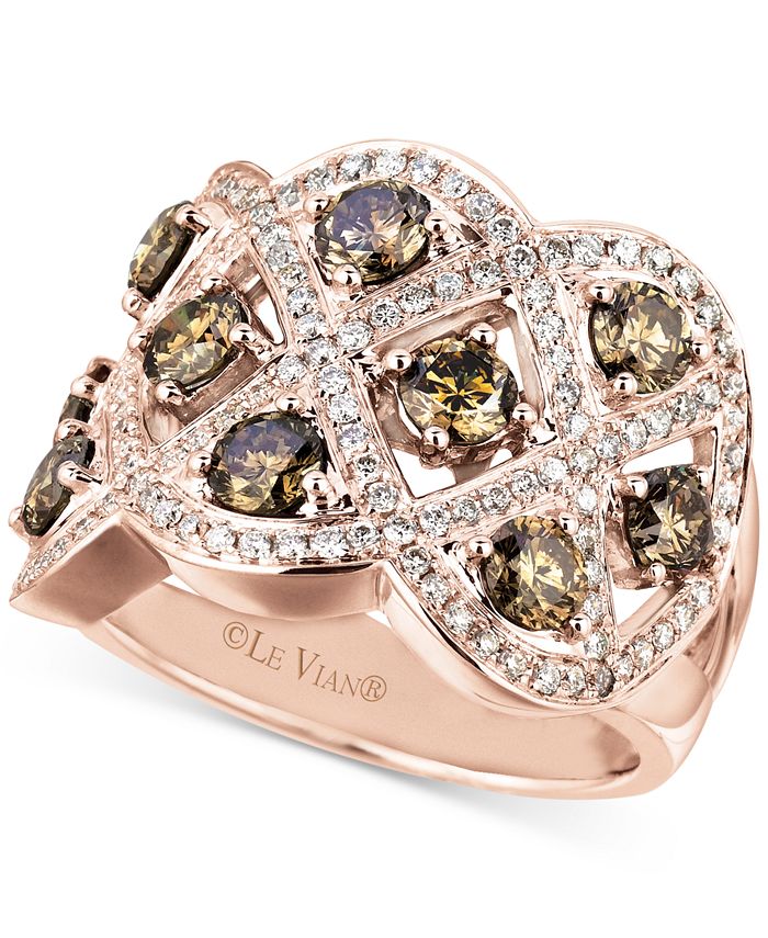 Macys chocolate cheap diamond ring
