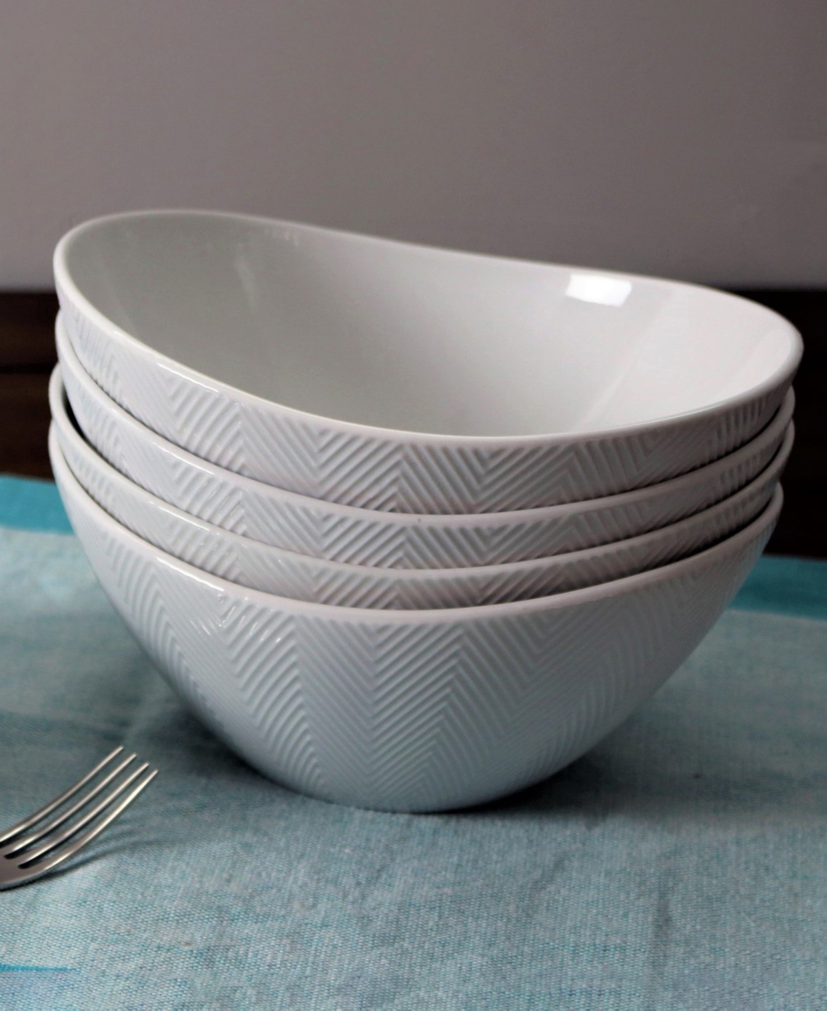 Euro Ceramica Highlands Serving Bowl Set, 4 Piece