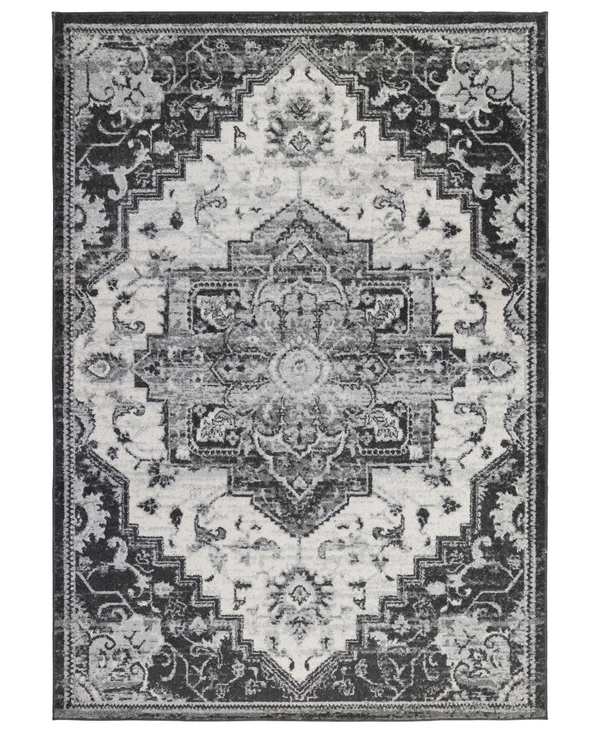 Km Home Gadsby Gad88 5'1" X 7'6" Area Rug In Ivory