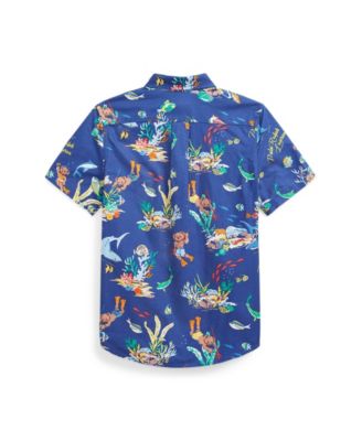 Polo Ralph Lauren Big Boys Polo Bear Cotton Short Sleeve Shirt