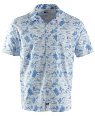 Salt Life - Men's  Pirate Beach Print Short-Sleeve Button-Up Shirt