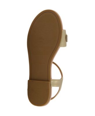 Little Girls Open Toe Flat Sandals