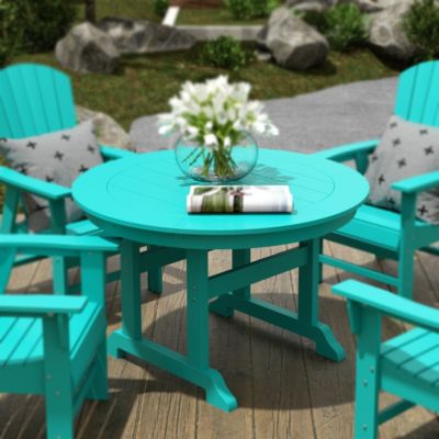 47" Round Outdoor Patio Dining Table