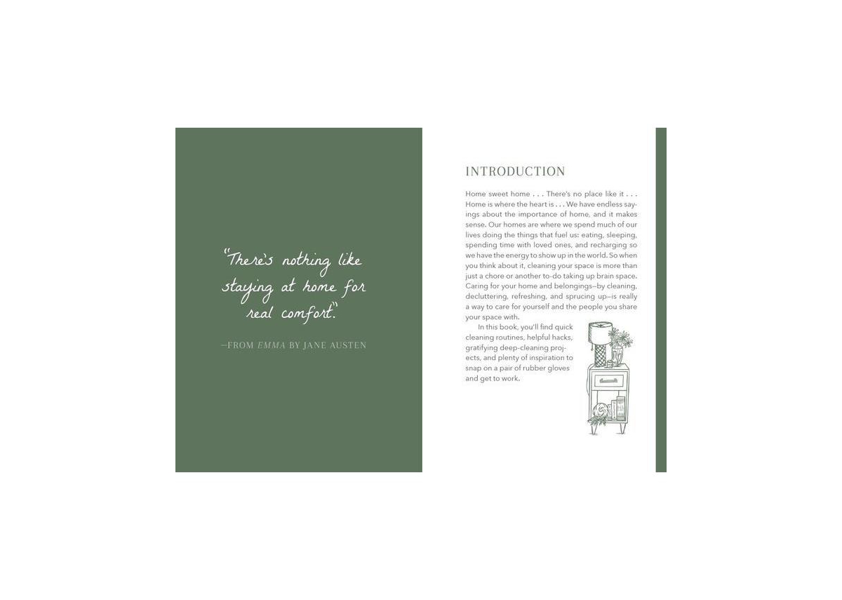 The Little Book of Cleaning Tips: A Guide to Keeping Your Space, Healthy, Tidy, & Calm by Leah N. Miles