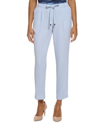 Calvin Klein - Women's Drawstring Waist Ankle Pants