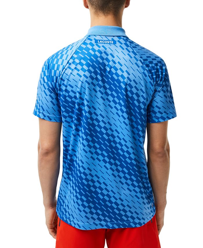 Lacoste x Novak Djokovic Men's Geometric Print Tennis Polo & Reviews