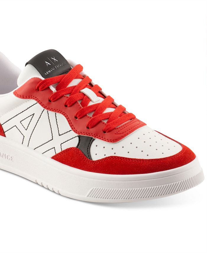 A|X Armani Exchange Men's Low Top Logo Sneaker - Macy's