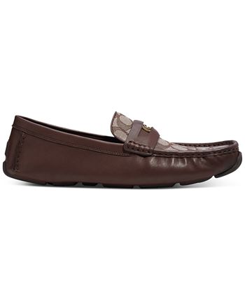 COACH Men s C Coin Signature Leather Driver Loafer Macy s