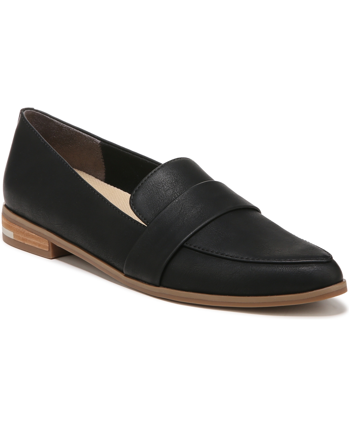 Shop Dr. Scholl's Women's Faxon Too Slip-ons In Black Faux Leather