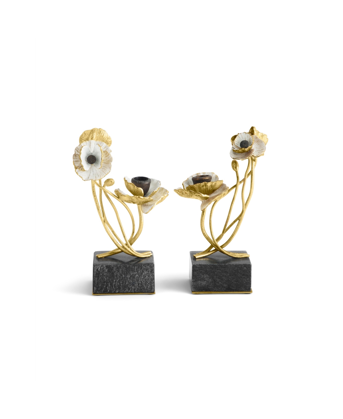 Michael Aram Anemone Candle Holders, Set of 2