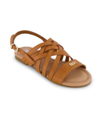 Big Girls Strappy Flat Sandals