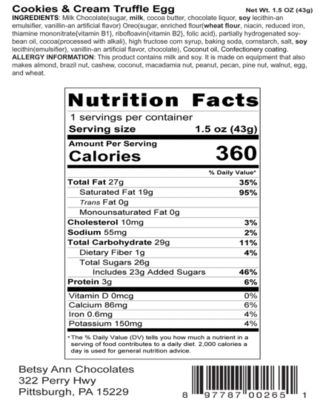 Chocolate Easter Egg Assortment Set, 12 Piece