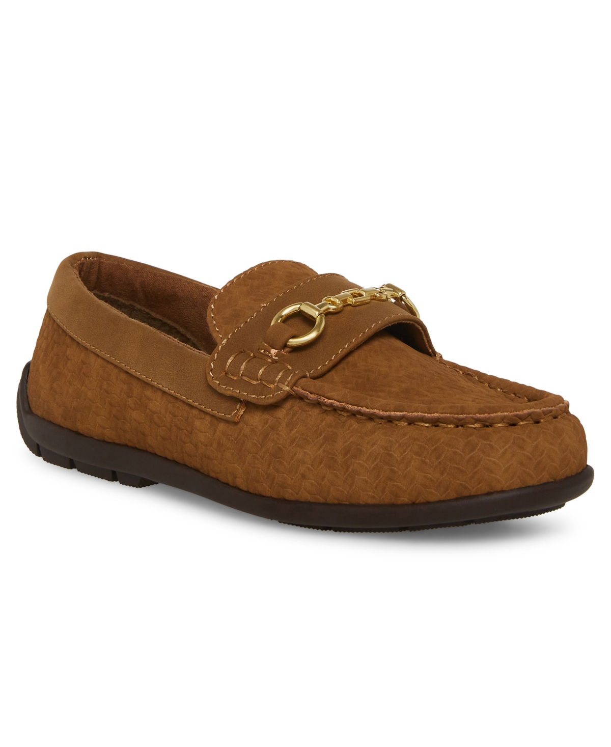 Steve Madden Little Boys Flat Justin Moccasins In Taupe