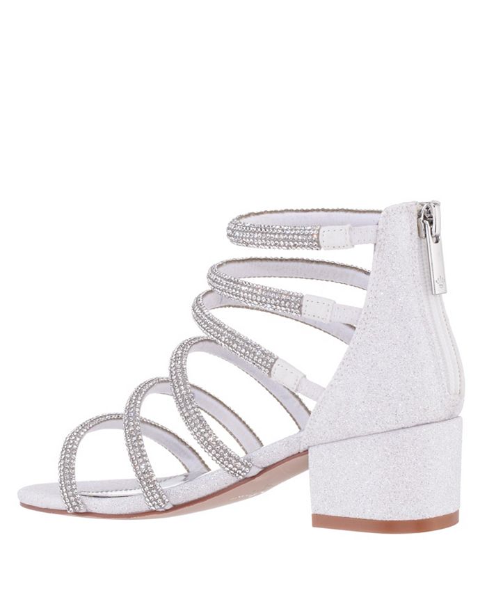 Nina Little Girls Sparklar Ankle Strap Zipper Closure Sandals Macy's