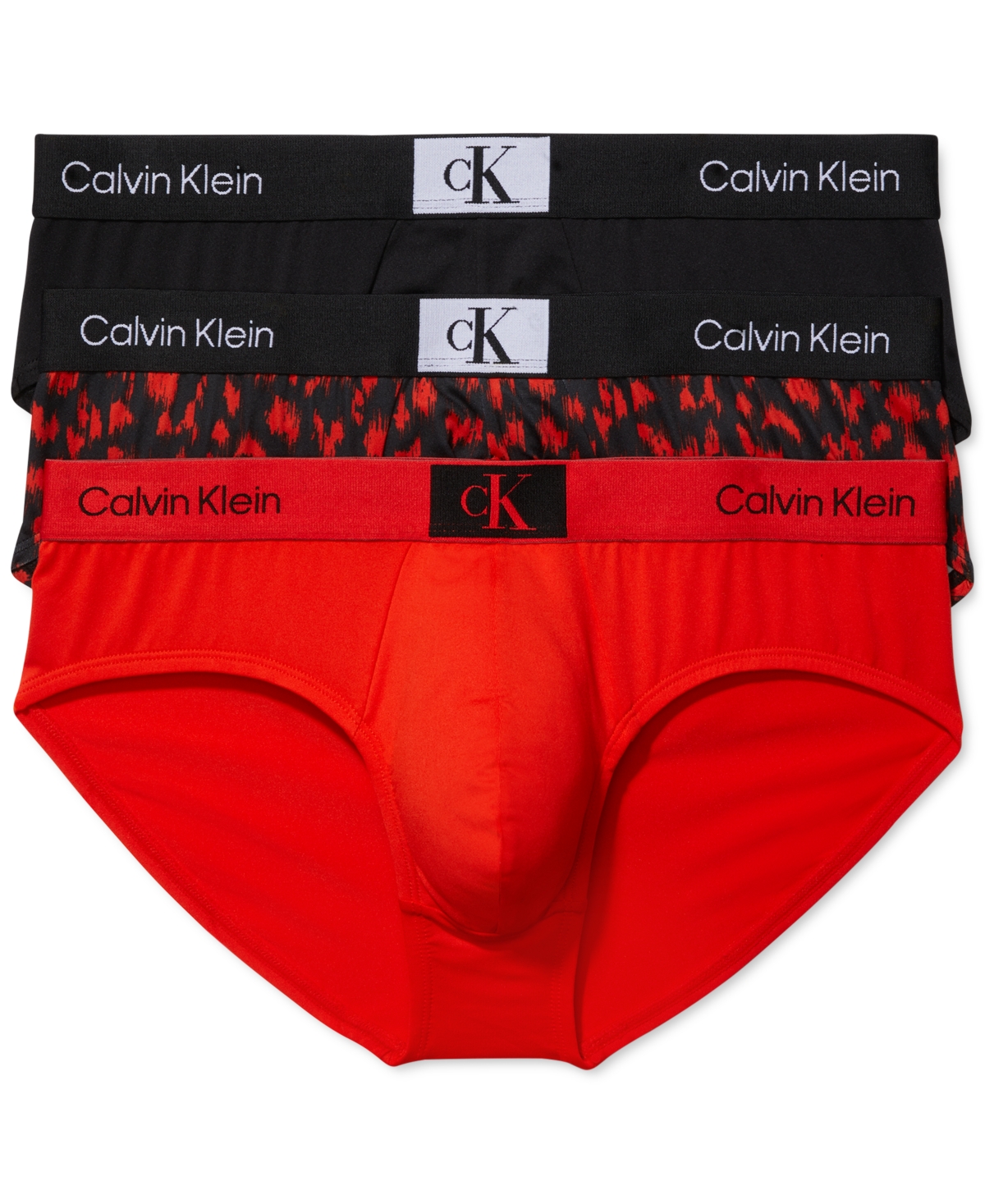 Calvin Klein Men's 1996 Micro 3-Pk. Hip Briefs Underwear - Macy's
