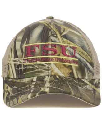 Game Florida State Seminoles Camo Mesh Bar Cap
