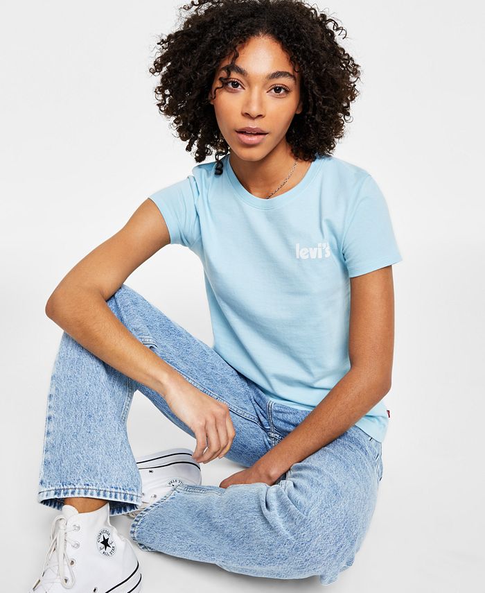 Levi's Women's Perfect Graphic Logo T-shirt & Reviews - Tops - Women -  Macy's