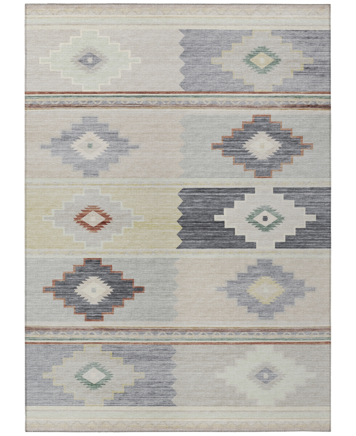D Style Phoenix Ph1 8' X 10' Area Rug In Ivory
