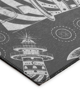 Harbor Washable HA9 2'3" x 7'6" Runner Area Rug