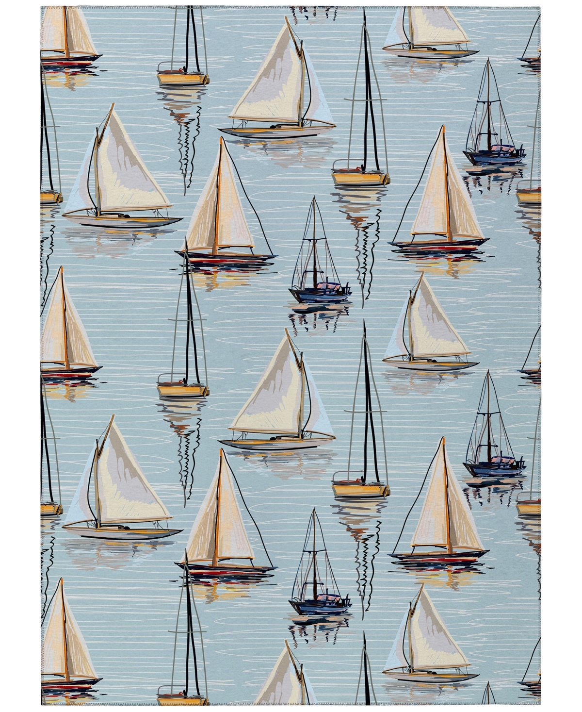D Style Harbor Ha8 8' X 10' Area Rug In Teal