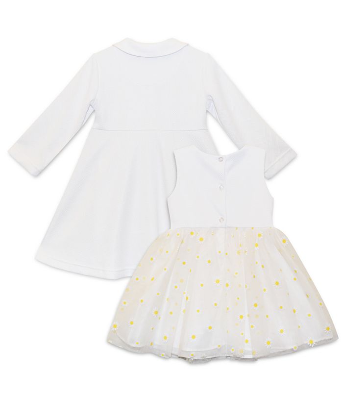 Blueberi Boulevard Baby Girls Daisy Dress and Coat, 2 Piece Set Macy's