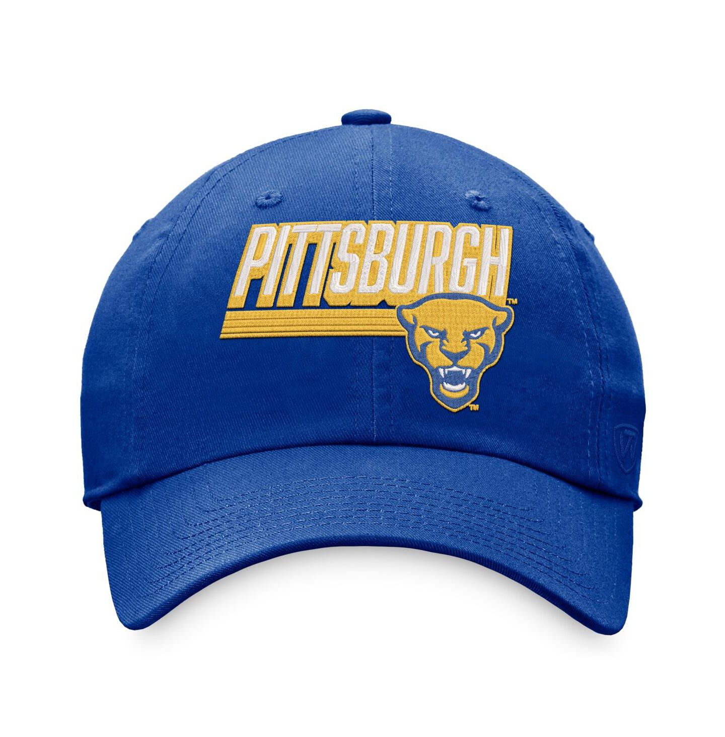 Мужская кепка Top of the World Royal Pitt Panthers Slice Adjustable Hat — фото 2