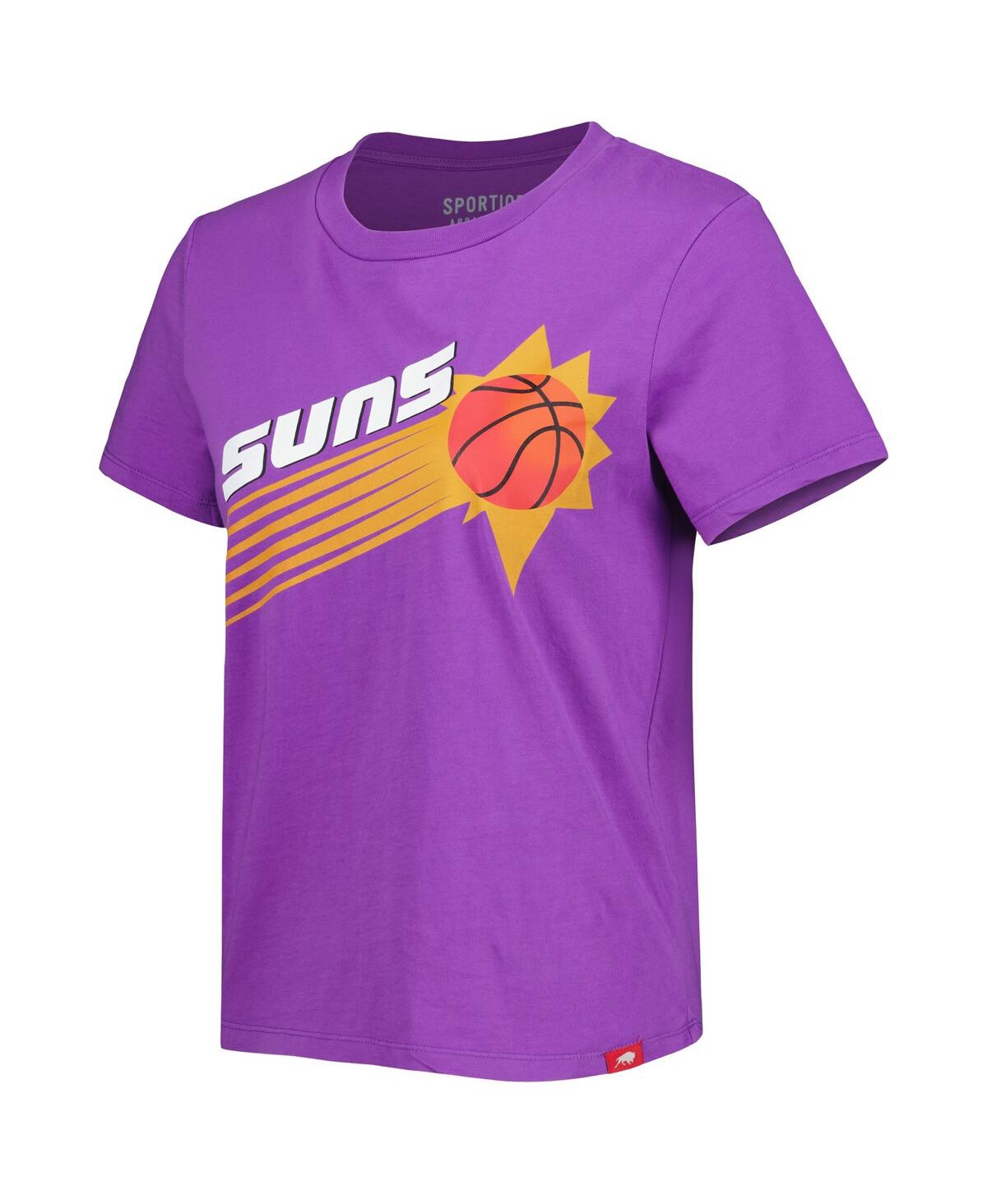 Shop Sportiqe Women's  Purple Phoenix Suns Hardwood Classics Arcadia Elevated T-shirt