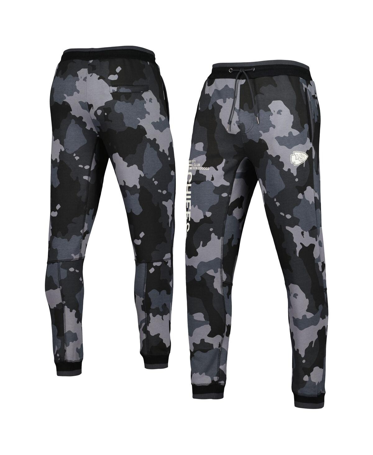 The Wild Collective Men's And Women's  Black Pittsburgh Steelers Camo Jogger Pants