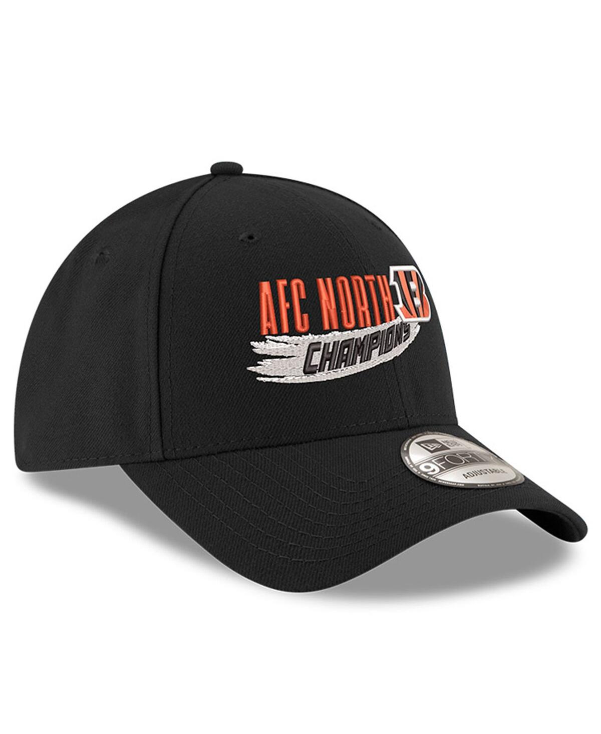 Shop New Era Men's  Black Cincinnati Bengals 2022 Afc North Division Champions 9forty Adjustable Hat